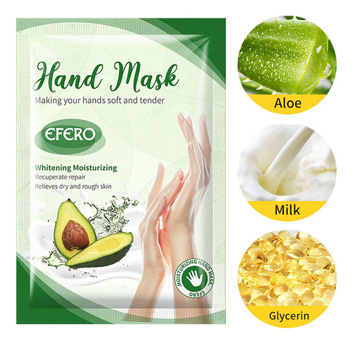 Máscara Facial Para Mãos, Luvas Hidratantes Leves Para Clare