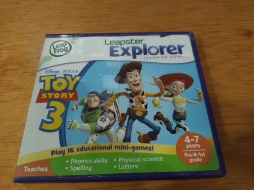 Juego Disney Pixar Toy Story Explorer Leapfrog Ingles