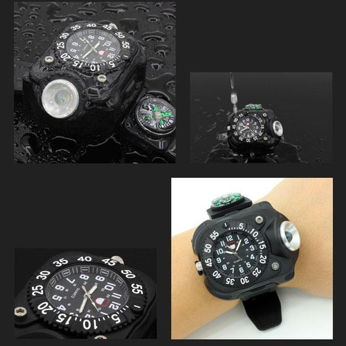 Reloj Led Superbrillante Para Hombre 3 En 1