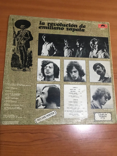 La Revolución De Emiliano Zapata Lp 1971 Ver Descripción (Usado)