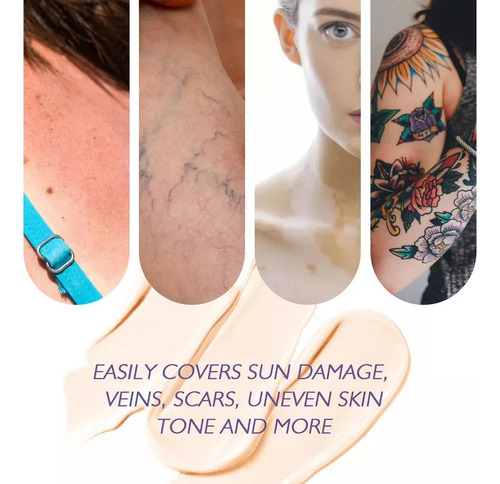 Maquillaje Natural De Piernas Y Cuerpo Para Cubrir Tatuajes
