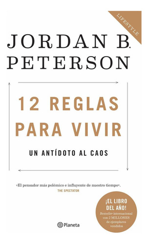 Libro 12 Reglas Para Vivir - Jordan B. Peterson