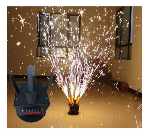 Máquina De Boda Giratoria De Fuegos Artificiales Fríos Con