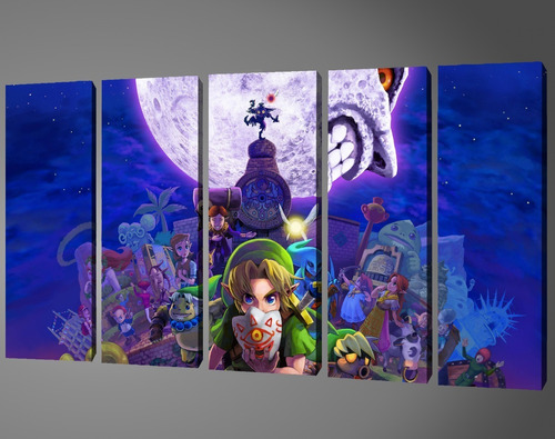 5 Cuadros Decorativos De Zelda Majoras Mask Gaming