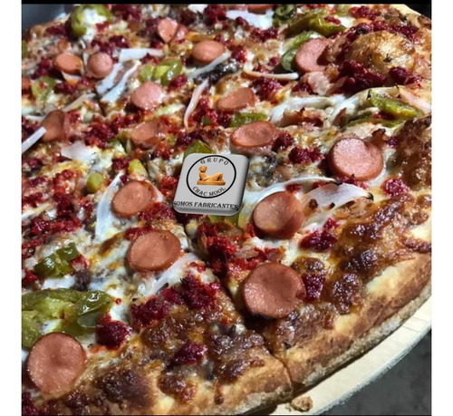 Horno Pizzero Para 2 Charolas De 45*45 H9p