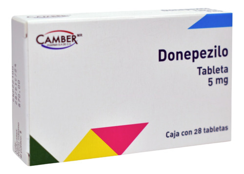 Donepezilo 5 Mg Caja Con 28 Tabletas Laboratorios Camber