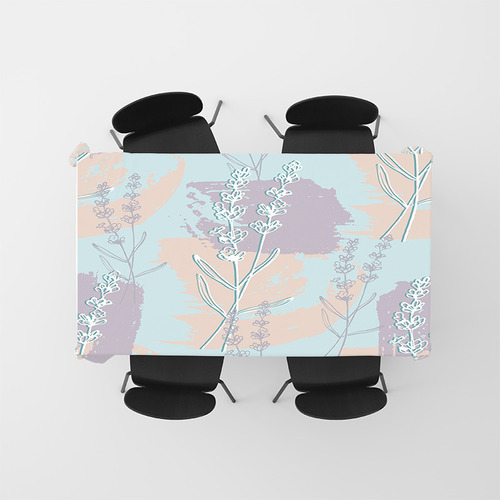 Mantel Elegante Mantel Floral Pastel Es Perfecto Para