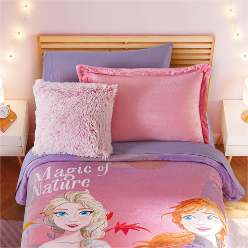 Cobertor Ultrasuave Individual Frozen Magic Concord Color Lavanda