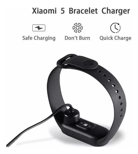  Kissmart Cargador para Amazfit Band 5, Xiaomi Mi Band 7/6/5,  cable de carga magnético USB de repuesto, accesorios para Mi Band 7/6/5,  Amazfit Band 5 Fitness Tracker [2 unidades - 1.6