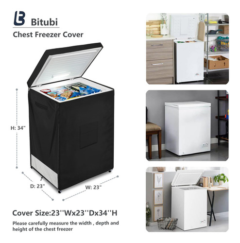 Funda Para Congelador Tipo Arcón Bitubi, Impermeable, A Prue