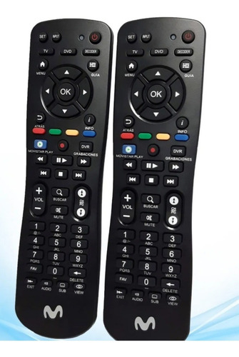 Control Movistar, Control Decodificador, Control Universal