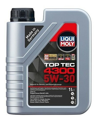 Aceite Para Motor Liqui Moly Sintético 5w-30 Para Autos, Pickups & Suv