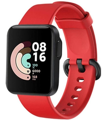 Correa Deportiva Premium Para Xiaomi Mi Watch Lite Rojo