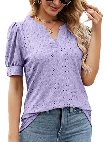 Increíble Blusa Moda Casual Elegante Muchos Variedad Colores