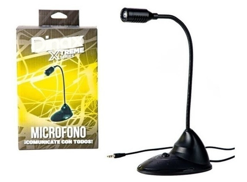Microfono Para Pc Con Cable Y Base Dinax Dx-micro23