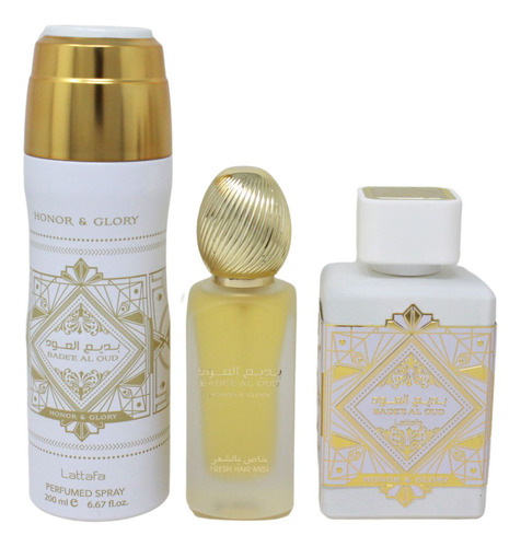 Ttf Bde E Al Oud Honor & Glory Set De 3 Pz Unisex