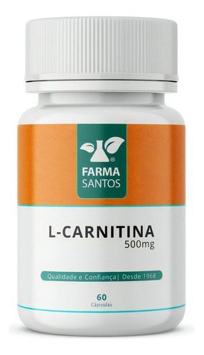 L-carnitina 500mg 60 Cápsulas