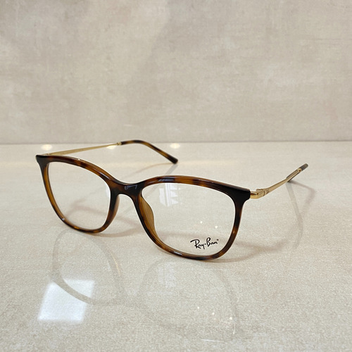 Gafas Ray Ban Turtle Rb 7220l, 54 mm, color tortuga, para mujer, color dorado brillante