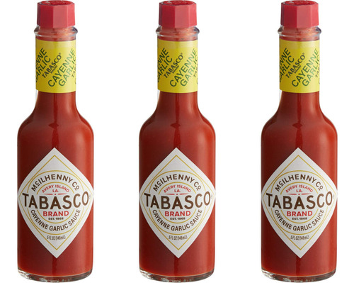 Tabasco Cayenne Salsa De Ajo - 5 Oz (paquete De 3)