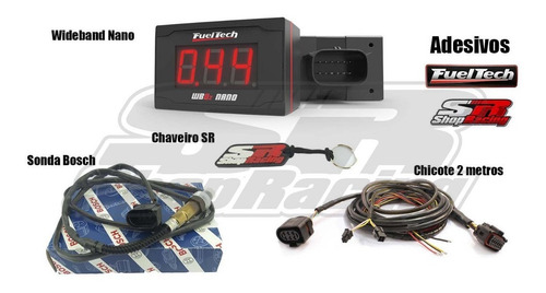 Wideband Meter Nano Fueltech Com Sonda Bosch Chicote Brindes