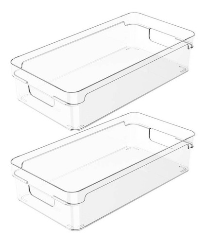 2 Caixas Organizadoras De Armário Gaveta Cozinha Lavandeira