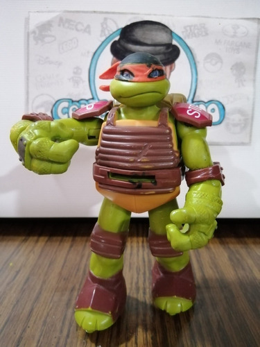 Tmnt Tortugas Ninja Mike Lanza Pizzas Manchado