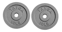 Comprar Par Discos 10 Lb C\u002Fu Barras O Mancuernas Tayga 30 Mm Acero