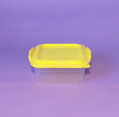 6 Contenedores Cuadrados De 500 Ml, Recipientes Complan