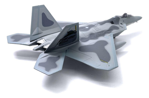 Para J0yf Fundido Die Cast Alloy F-22 Fighter Aircraft