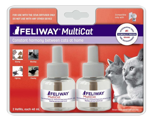 Feliway Multicat Repuestos X 2 
