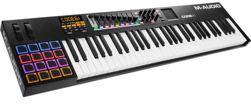 Teclado Controlador M-audio Code 61 Black Envio 24h O Melhor