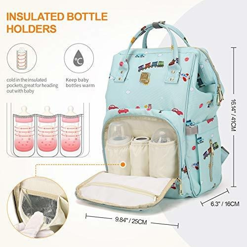 Mochila Impermeable Para Pañales - Puerto De Carga Usb