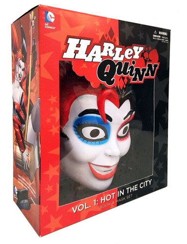 Harley Quinn Book & Mask Niños Inglés Máscara Joker Batman