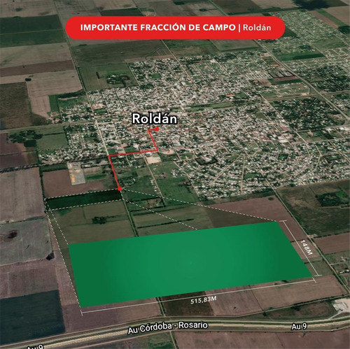 Imagen 1 de 4 de Fracción De Campo Para Múltiples Destinos A 400 M De Ruta 9