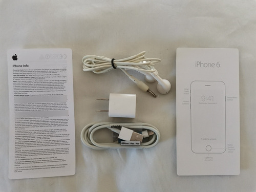 iPhone 6 32gb Plata Con Funda Magnética De Regalo. (Usado)