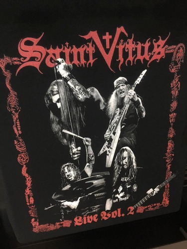 Saint Vitus - Live - Doom Metal - Polera- Cyco Records