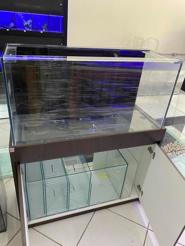 Imagem 7 de 10 de Aquario De 200 Litros 1.00x40x50 Vidro 8mm C/ Sump