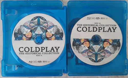 Bluray Duplo Coldplay The Collection Legendado Frete Grátis