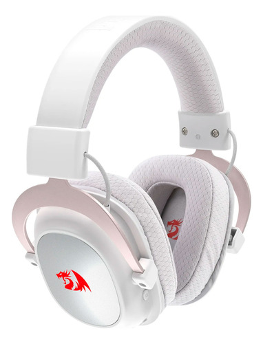 Fone De Ouvido Headset Gamer Zeus Pro H510w Sem Fio Branco
