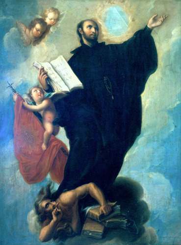 Lienzo Tela Canvas Miguel Cabrera Barroco San Ignacio Loyola