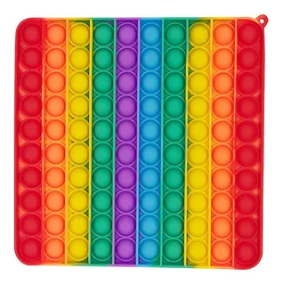 Juguete Grande Arcoíris Gigante Pop It Fidget, Alivio Del Es