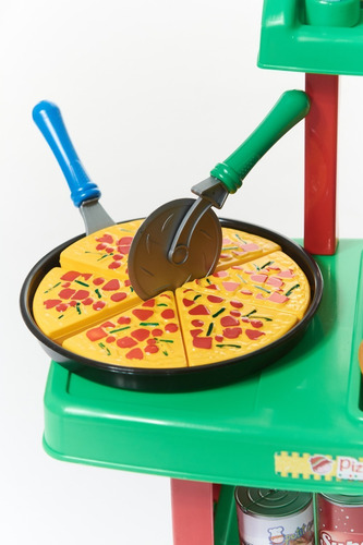 Imagen 2 de 9 de Set De Cocina Juguete Pizzeria 49 Accesorios Lionels