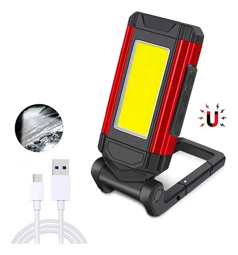 Linterna Led Portátil Multifuncional Cob Bright Usb