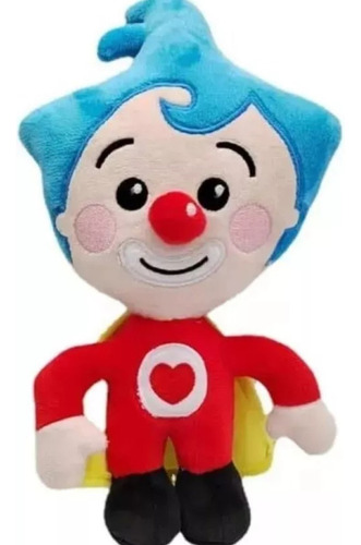 Peluche Payaso Plim Dibujos Animados Regalo Suave Felpa