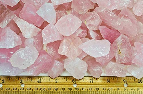 Fantasia Materiales: 1 Libra De Cuarzo Rosa En Bruto De Mada