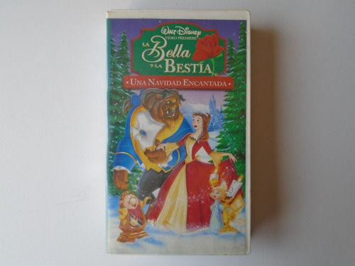 La Bella Y La Bestia Una Navidad Encantada Vhs Walt Disney