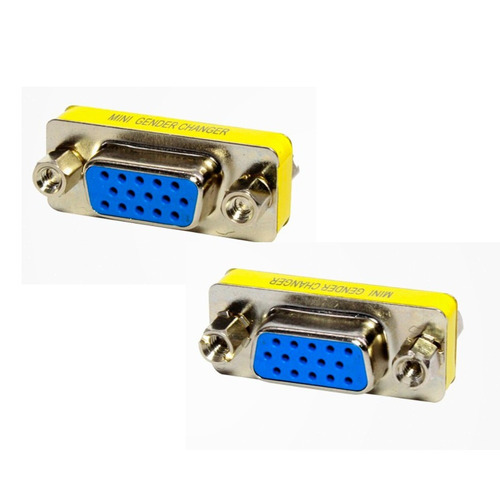 Cople / Conector De Vga A Vga Hembra Para Unir Cables Vga 