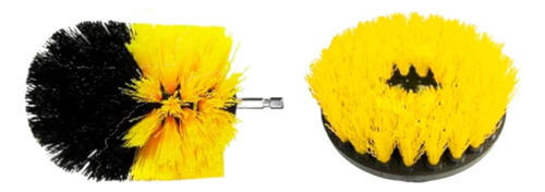 Juego de cepillos rotativos Titanium 6065 de 5 piezas, color amarillo