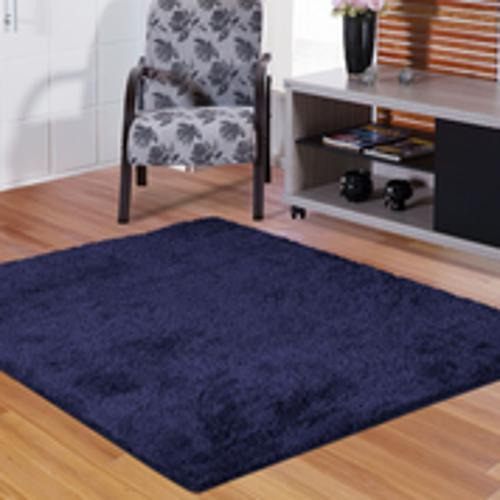 Tapete Felpudo Delhi 140x200 Navy Asiatex - Azul