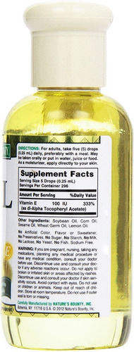 Imagen 3 de 4 de Vitamina E Ultra Concentrado Oral & Corporal 30000ui 75ml